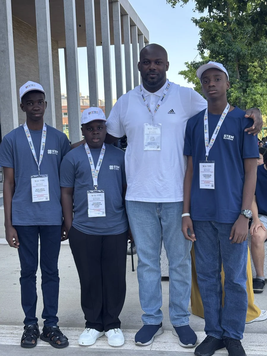 Our boys are now at the Università Campus Bio-Medico di Roma for the Grand Finale of the International STEM Olympiad in Rome, Italy. I’m optimistic about their victory